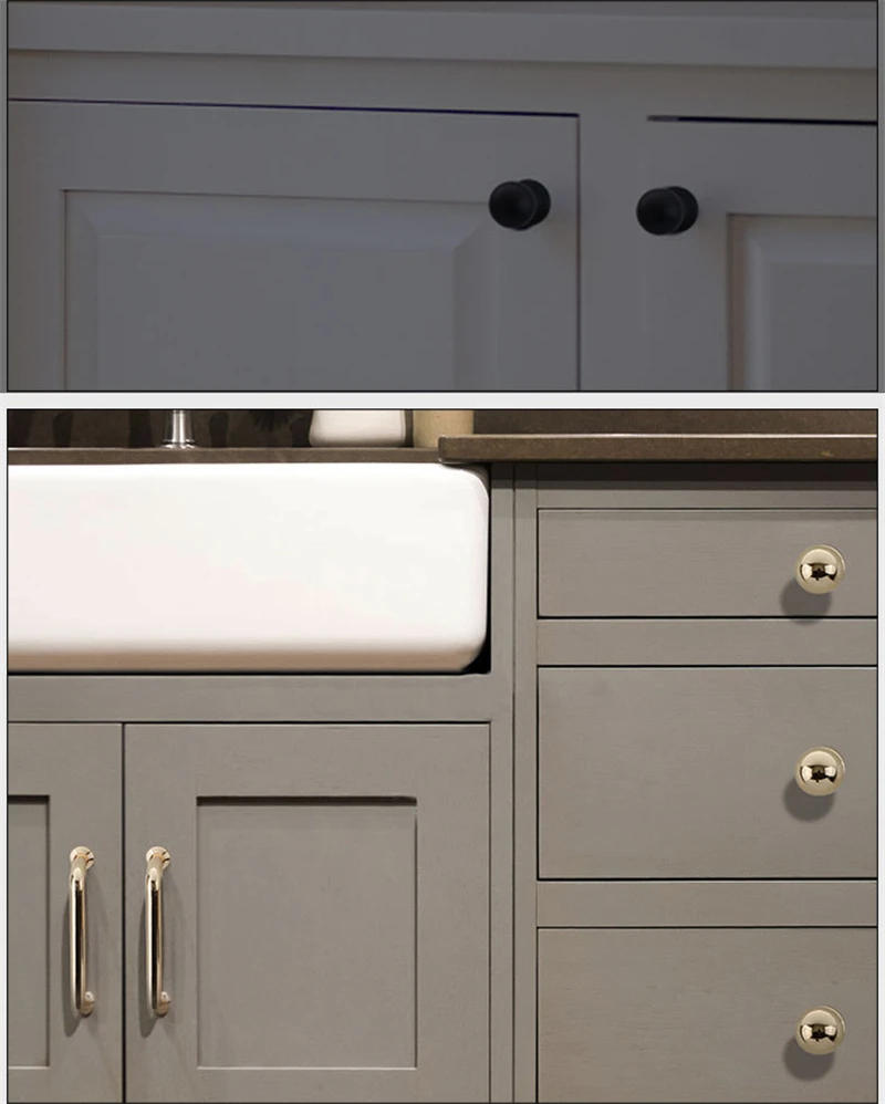 Description Picture 5 of itemBlack Rose Gold Cabinet Handles Zinc Alloy Kitchen Cupboard Door Pulls Drawer Flush Knobs Decorative Furniture Handle Hardware