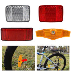 Bicycle Handlebar Reflector Kit Portable Durable High Quality Reflective Front Rear Warning Light Support Safety Lens#288825