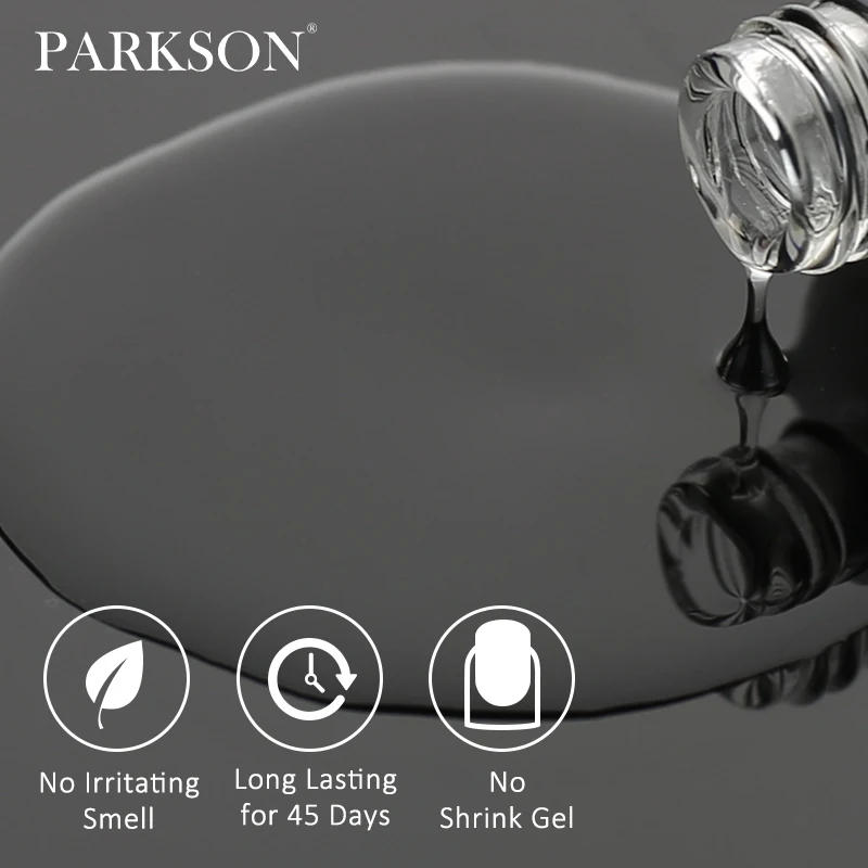 Description Picture 2 of itemParkson 2/3pcs Matte Top Coat Gel Nail Polish Kit Base Top Coat Set UV LED Nail Art Manicure Polish Primer Soak Off Nail Gel Set