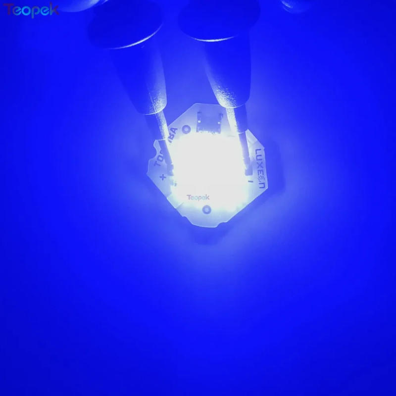 Description Picture 5 of item5pcs TOSHIBA 45W Luxeon Rebel ES Royal Blue 450NM 400LM Led Bulb Lamp Light 16 Leds