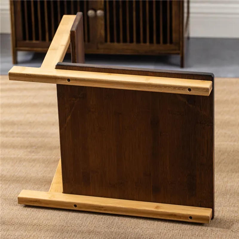 Description Picture 6 of itemBamboo Legless Chair Armrest Tatami Floor Backrest Living Room Furniture Japaese Style Legless Zaisu Zen Chair Eco-Friendly