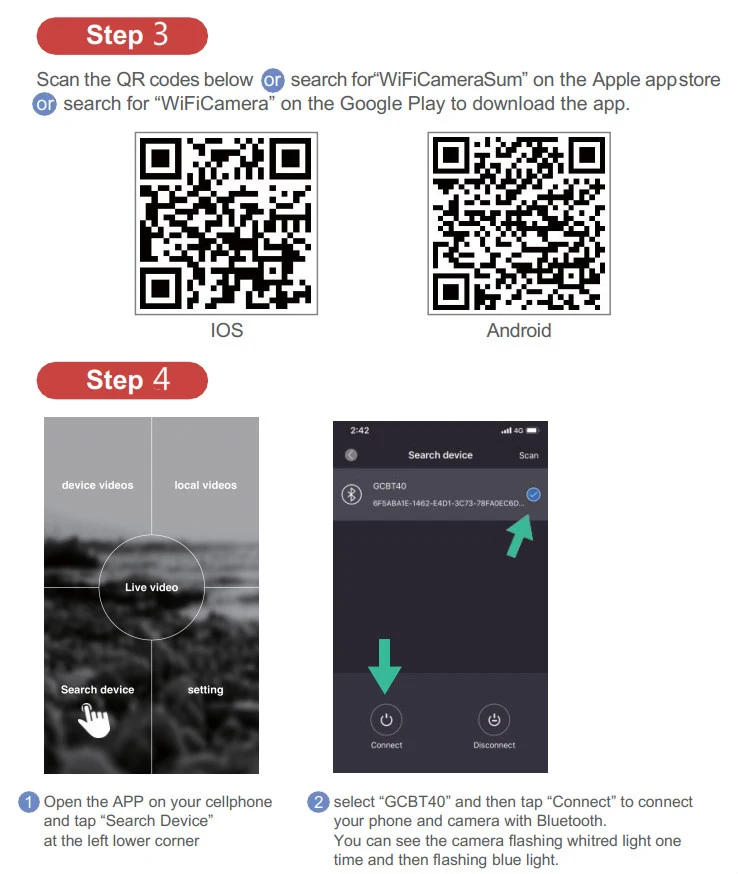 Description Picture 6 of item4K 30FPS Wifi Hunting Cameras 940nm APP Surveillance Wireless Bluetooth Control Wifi900PRO 30MP Wildlife Photo Traps Record