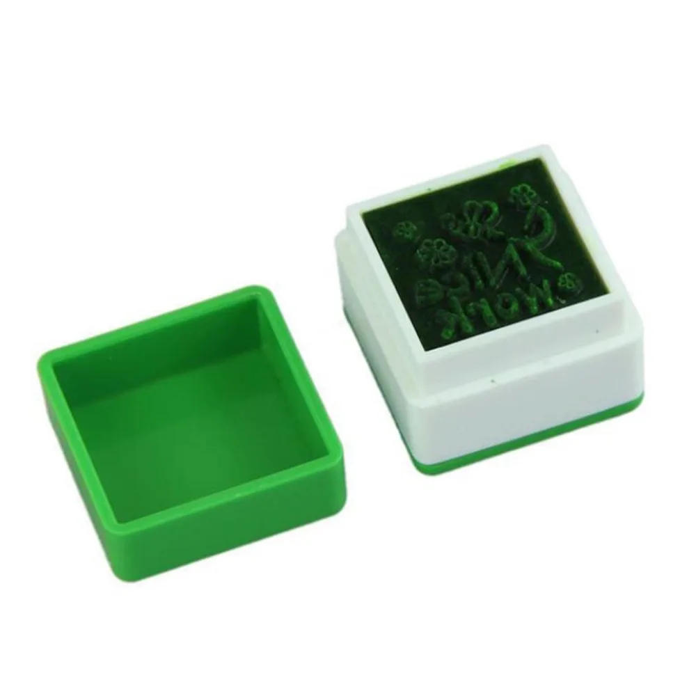 Description Picture 6 of item6pcs/set Cute Cartoon Kids Stamp Set Teachers Self Inking Praise Reward Stamps Motivation Sticker School Scrapbooking Seal DIY