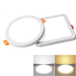 LED Panel Lights Ultrathin Surface Downlight 6W 8W 15W 20W 110-220V Square Round Panel Light White/Warm Indoor Bedroom LED Light