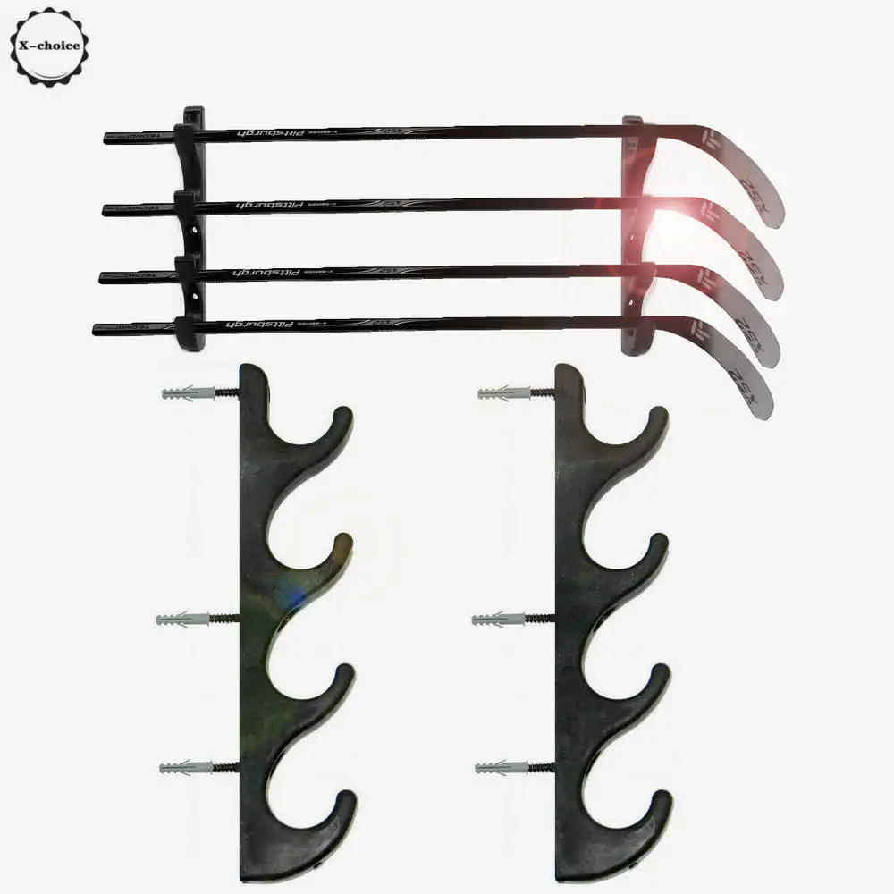 Description Picture 2 of itemHockey Stick Rack, Wall Storage for Sticks,Hockey Stick Display Holder/Hanger Great for Home or Office Wall Mount