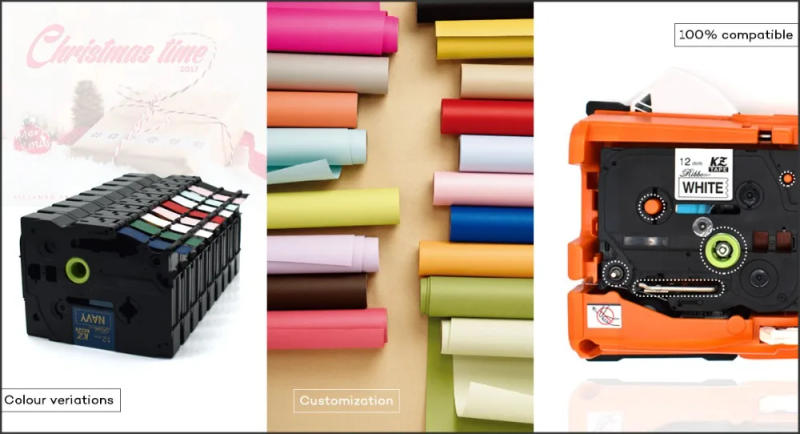 Description Picture 6 of itemCompatible Satin Ribbon Printer Machine brother tape 12mm Tze 231 RW34 RN34 R234 RE31 Label Tapes for Brother PTH110 Label Maker