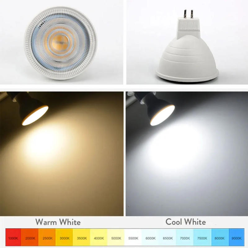 Description Picture 4 of itemLED Bulb Lights GU10 MR16 GU5.3 7W Dimmable 110v 220V COB Spotlight Bulb Warm/Cool White LED Lamp For Home Chandelier Downlight