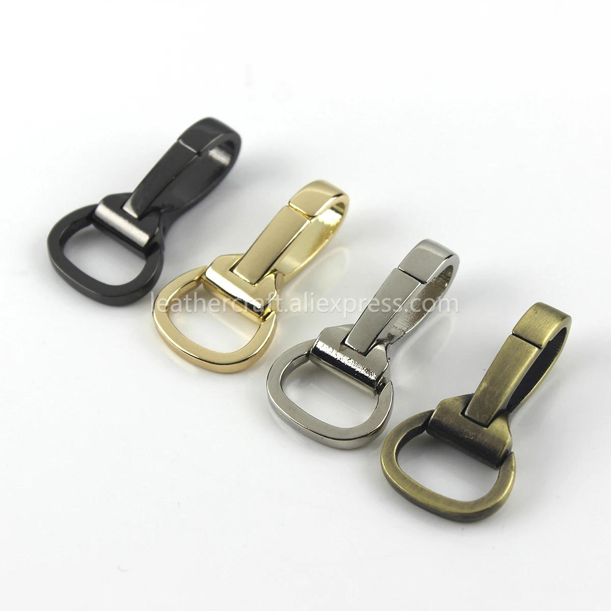 Description Picture 3 of itemMetal Snap Hook Trigger Lobster Clasp Clip Spring Gate for Leather Craft Bag Strap Belt Webbing Keychain
