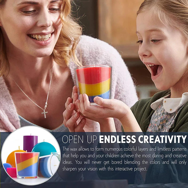 Description Picture 6 of itemDIY Candle Dye Environmentally Friendly Colorant Non-toxic Soy Candle Wax Pigment Used To Make Holiday Party Scented Candles