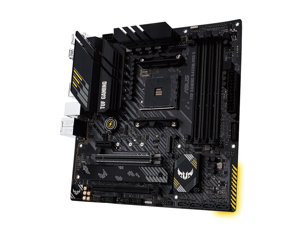 Description Picture 4 of itemASUS TUF GAMING B450M PRO S  DDR4 4400MHz 128G,M.2, HDMI 2.0B, type C and native USB 3.1 Gen 2 Desktop AM4 CPU