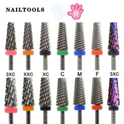 6.0 Right hand 5 IN 1 Carbide Original multi-function Tungsten Carbide nail milling drill bits