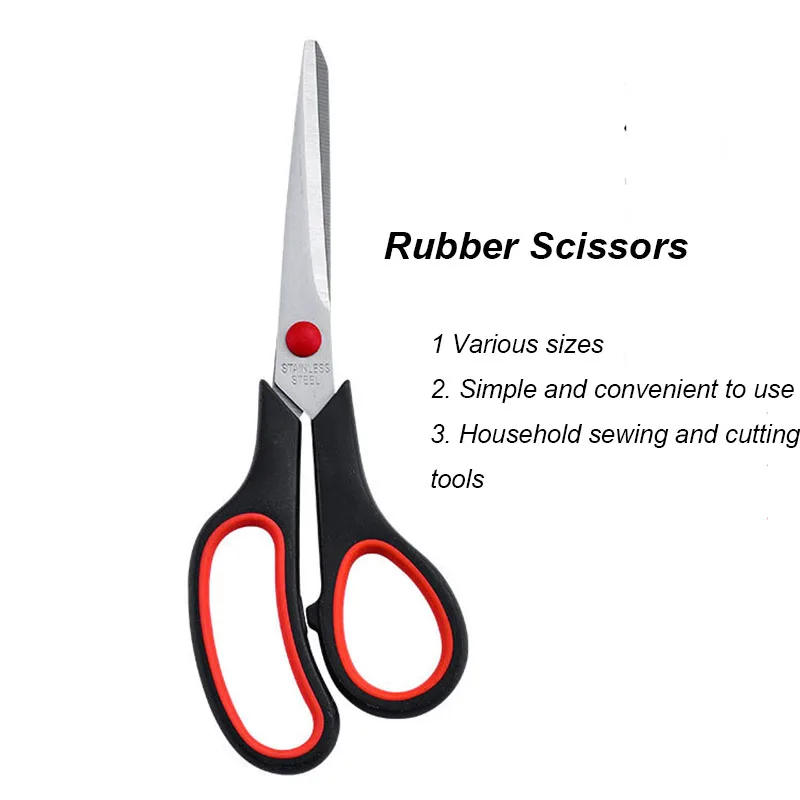 Description Picture 6 of itemStainless Steel Tailor Scissors Sewing Scissors For Thin Fabric Paper Needlework Cutting Embroidery Thread knitting Sewing Tool