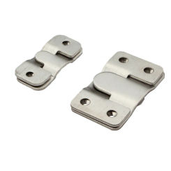 4pcs Stainless steel wall Hook picture frame keyhole hanger Z Clip Sofa bed Interlocking Flush Mount Bracket furniture connector