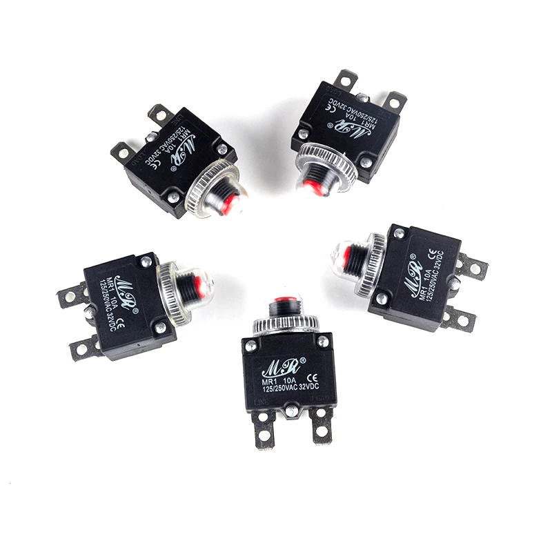Description Picture 6 of item5Pcs Circuit Breaker Overload Protector Switch Fuse 2A 3A 5A 6A 7A 8A 10A 15A 20A