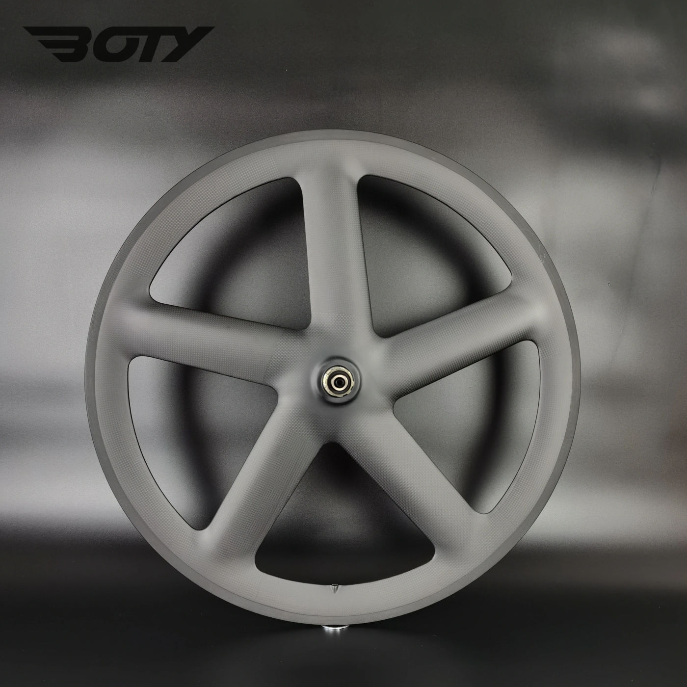 Description Picture 4 of item700C 5-spoke carbon wheels 51mm depth 20mm width clincher/tubular for Track/Road bicycle carbon wheelset with 3k matte finish