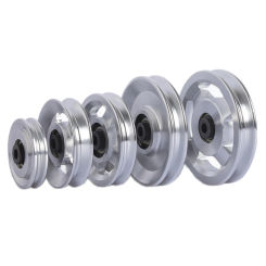 1PCS Transmission Equipment Universal Aluminium Alloy Diameter 73 88 95 110 114MM Bearing Pulley Wheel Fit Fitness Equipment