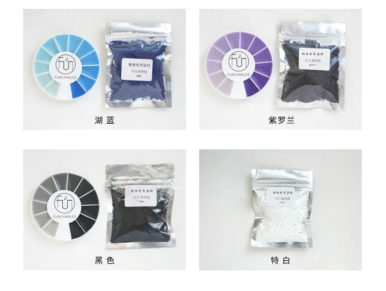 Description Picture 5 of itemNon-smudge Candle Pigment Macaron Candle Set Dye DIY Aromatherapy Candle Special Coloring Soy Candle Making Kit Diy Supplies