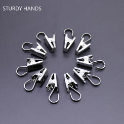 Bathroom Decorative Shower Curtain Clip Home Stainless Steel Curtain Clip Vintage Clothespin Curtain Rod Hardware Accessories