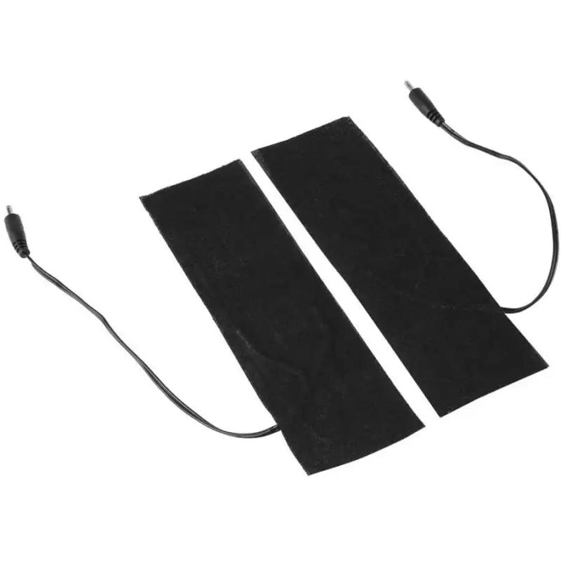 Description Picture 3 of item1 Pair 5V USB Electric Heating Pad Carbon Fiber Heated Sheet Winter Warmer Film Heater for Shoe Insoles Warm Feet Pad