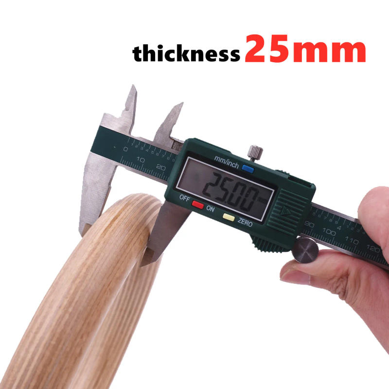 Description Picture 5 of itemWooden Gymnastic Rings for Kids 25mm Gym Ring with Adjustable Straps Buckles Indoor Fitness Crossfit Home Playground Gym Pull-up