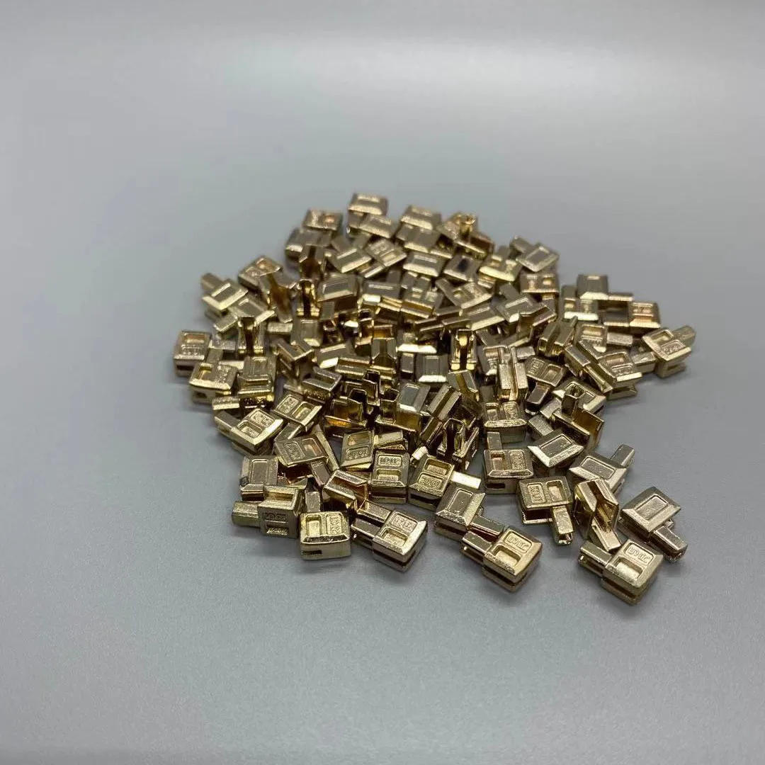 Description Picture 6 of item10 Sets Metal Zipper Latch Slider Retainer Insertion Pin Zipper Bottom Zipper Stopper for Metal Zipper Repair Zip Sewing