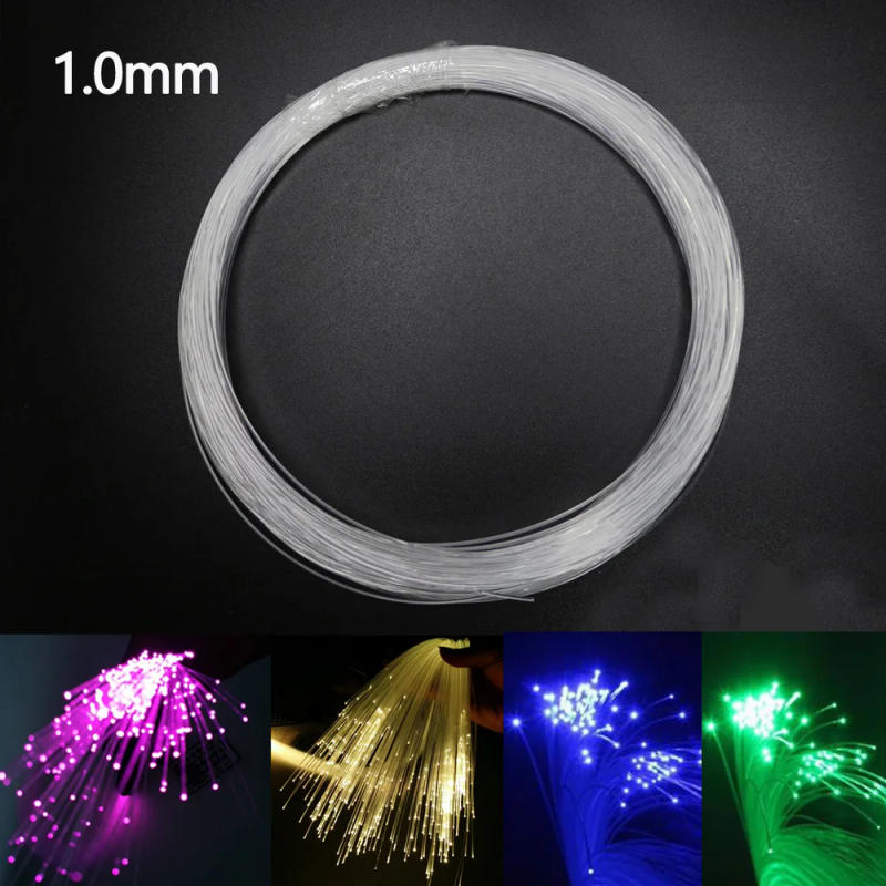 Description Picture 2 of itemPlastic Fiber Optic Cable End Glow 1.0mm 100-300M  for all kinds Led Light Engine Driver Machine DIY Ceiling Starry Sky Light