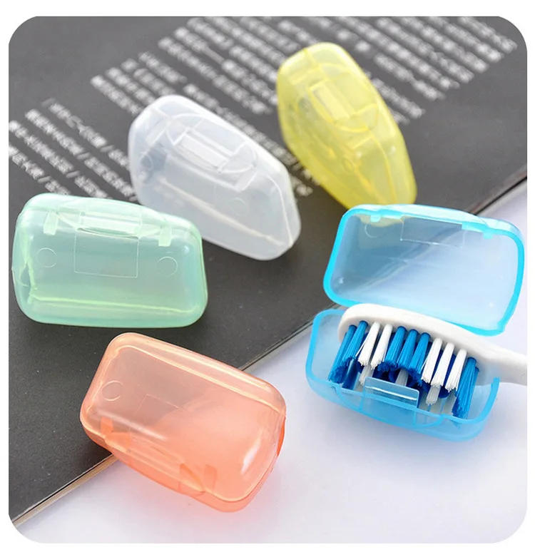 Description Picture 2 of item5Pcs/set Portable Toothbrush Head Cover Caps Tooth Brush Protector Case Holder Outdoor Travel Camping Bathroom Accessories