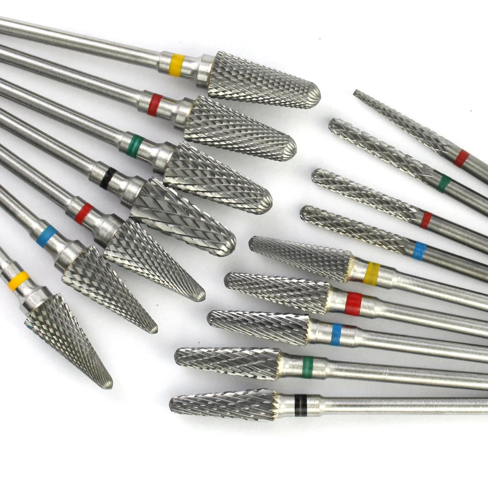 Description Picture 4 of item1pcs Carbide Nail Drill Bit Electric Manicure Drills Milling Cutter Files Nail Art Equipment Bits Pedicure Tools Accessories