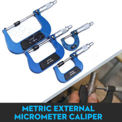 0-25mm/ 25-50mm/ 50-75mm/ 75-100mm Accuracy 0.01mm Metric Gauge Vernier Caliper for Measuring Tools Outside Spiral Micrometer