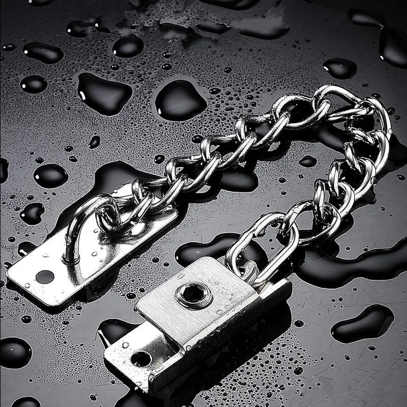 Description Picture 4 of itemWindow Safety Latch Chain Stainless Steel Sliding Door Window Lock Casement Stopper Anti-theft Locks Hasp Protective Child