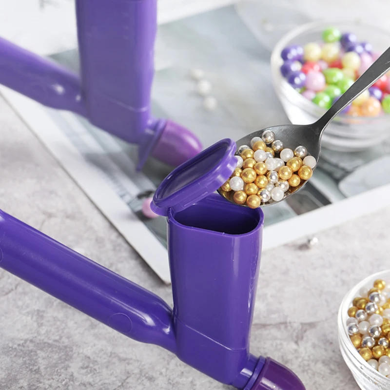 Description Picture 2 of item1SET DIY Plastic Pearl Applicator Fondant Cake Decorating Tool Pearl Ball Applicator Sugarcraft Cake Tools for Cake Decoration