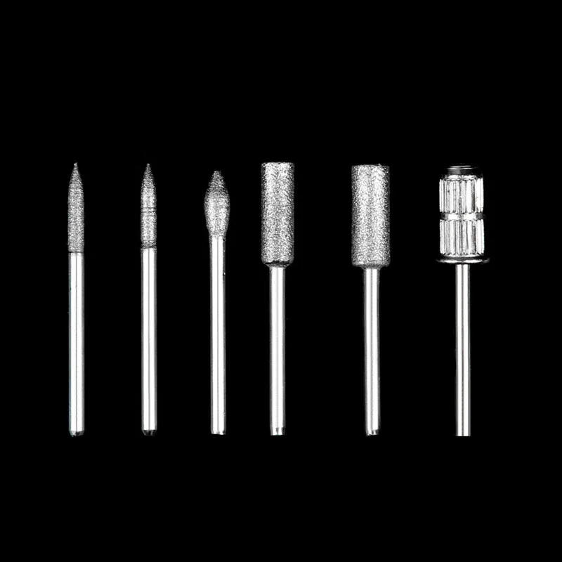 Description Picture 6 of item12pcs/Set Nail Drill Bits Electric File Cuticle Cutter Tips Clean Burr Sander Manicure Nail Sanding Bands DIY Tool