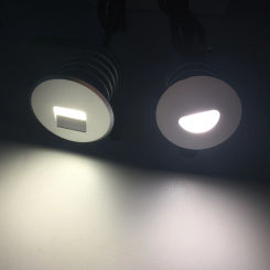 IP67 Outdoor Led Stair Step Light 1W Waterproof Recessed Underground Lamp 12V Footlight For Landscape Pathway Stairway Spotlight