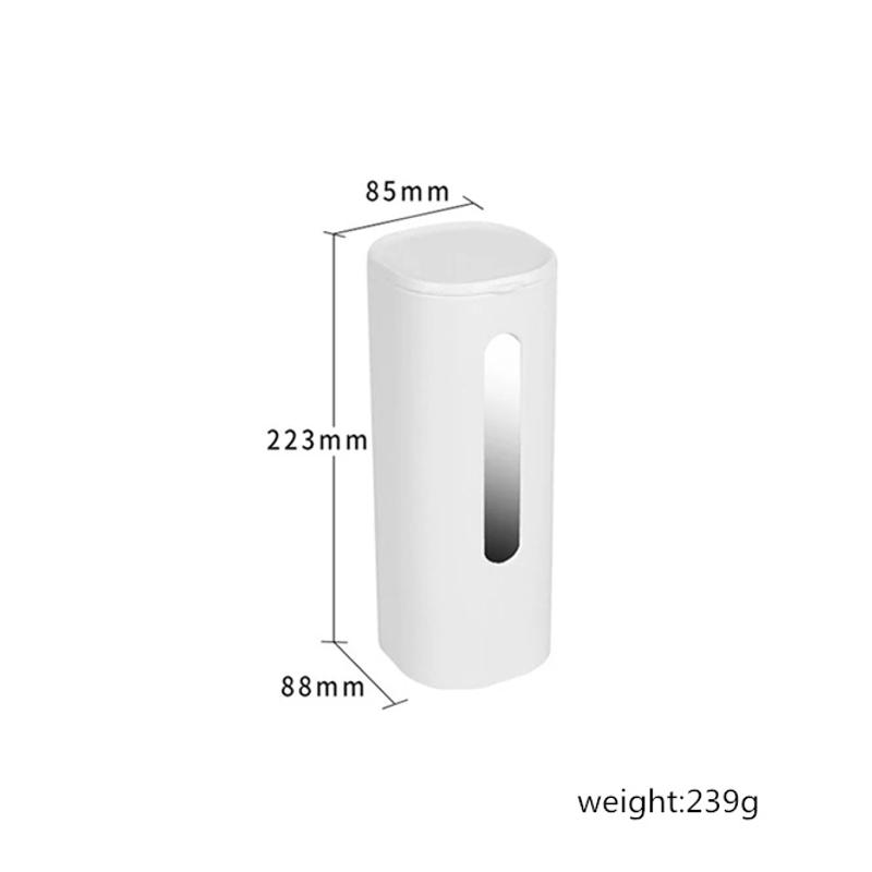 Description Picture 2 of item5PCS High-quality Disposable Paper Cup Dispenser Plastic Cups Holder Automatic Holder Dustproof Free Punching Paper Cup Rack