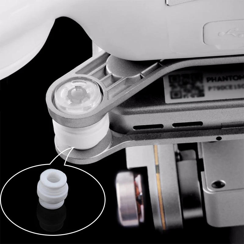 Description Picture 4 of itemFor DJI Phantom 3A P S SE 4K Drone Gimbal Camera Mount Holder Anti Fall Off Anti Drop Pins Rubber Damper Damping Balls Accessory