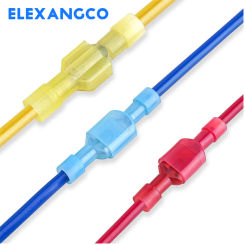 100pcs Wire Connectors Fully Insulated Male & Female Spade Nylon Quick Disconect Electrical Crimp Cold-Pressed Terminals