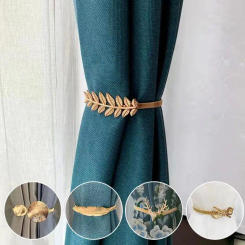 1Pc Curtain Tieback High Quality Elastic Holder Hook Buckle Clip Pretty and Fashion Polyester Decorative Home Accessorie