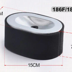 170F 178F 186F 186FA 188F 192F 198F 1100F Air Filter Element For 5KW Air Cleaner For KAMA KIPOR Diesel Generator air filter core