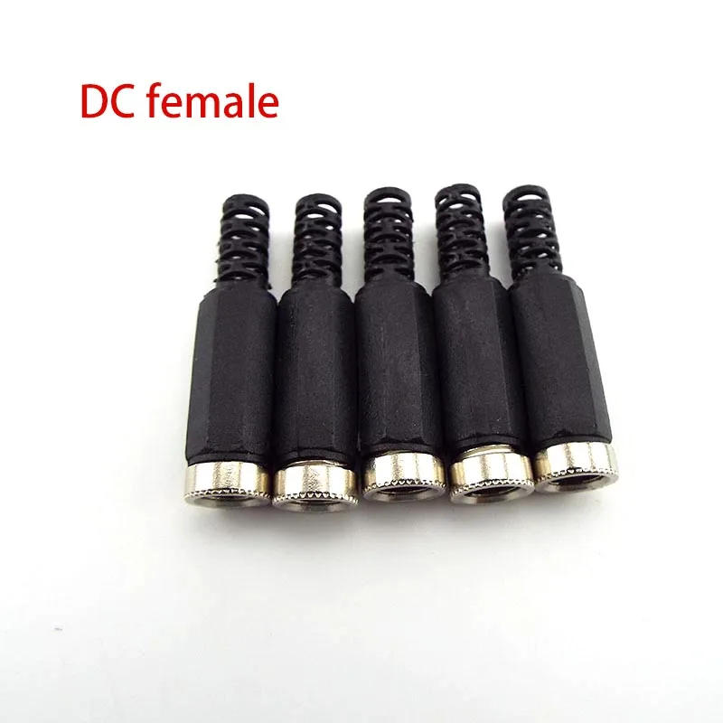 Description Picture 5 of itemDC female male Power supply Plug Connectors 5.5mm x 2.1mm 5.5x2.5mm Female male Jack Socket Adapter Wire 5525 5521