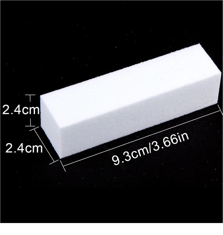 Description Picture 4 of item5/10Pcs Nail Buffer Professional Nail File Polisher Block Manicure Pedicure Files Sanding Polishing Sponge Nail Art Accessories