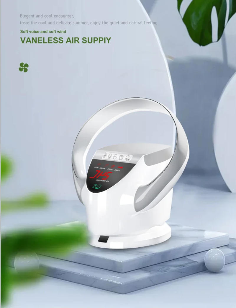 Description Picture 2 of itemLeafless fans home table remote control floor fan portable air cooler wall mounted circulation bladeless air purifier ventilador