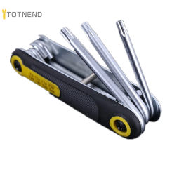 8 in 1 Folding Screwdriver Set Torx Screwdriver Mini Screwdriver Bits Kit Hexagon Torx Screwdriver Phillips Flat Screw Driver