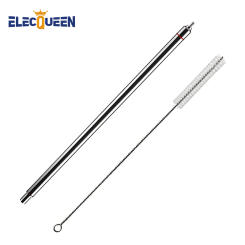 13.7"(35cm) length Stainless Steel Spring Loaded Beer Bottle Filler with Nylon Cleaning Brush Food Grade Home Brewing Bottling