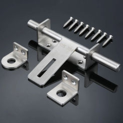 170*100mm Stainless Steel Door Slide Lock Catch Gate Garage Shed Safety Door Bolts With Screws Security Latch Sliding Lock