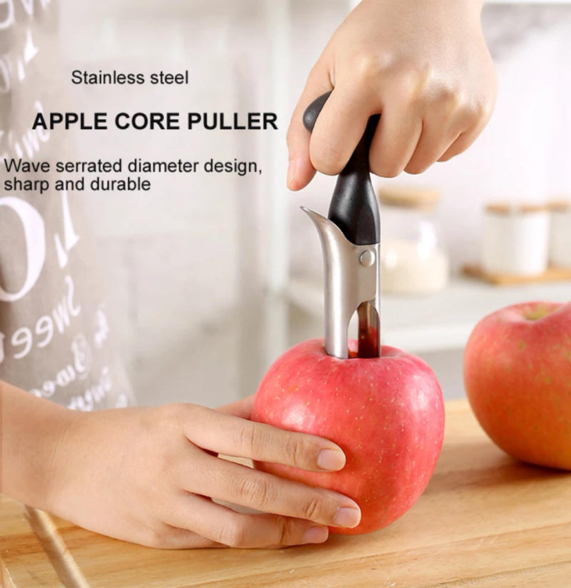 Description Picture 4 of itemStainless Steel Fruit Corer Remover Apple Corer Pear Fruit Vegetable Tools Core Seed Remover Cutter Seeder Slicer Kitchen Gadget