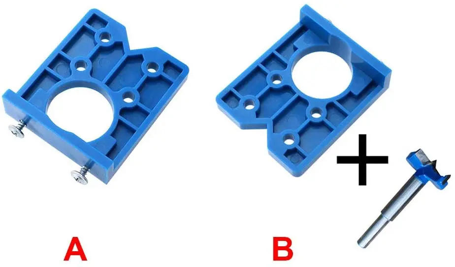 Description Picture 4 of item35mm Hinge Drilling Jig Concealed Guide Hinge Hole Drilling Guide Locator Woodworking Hole Opener Door Cabinet Accessories Tool