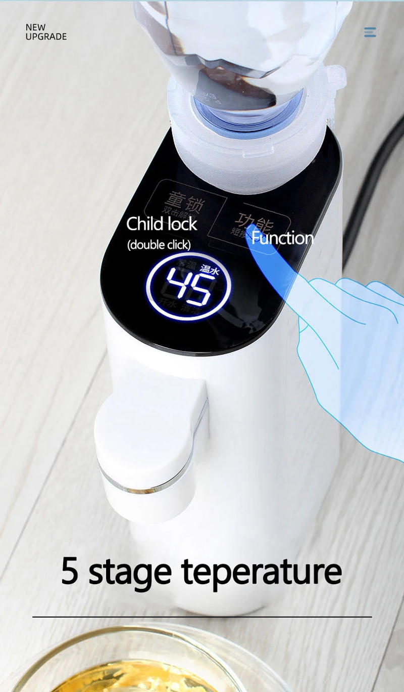 Description Picture 5 of item110V/220V Fast Heating Water Dispenser Electric Water Bottle Pump Portable Instant Heat Dispensador Drinking Bottle Switch 2100W