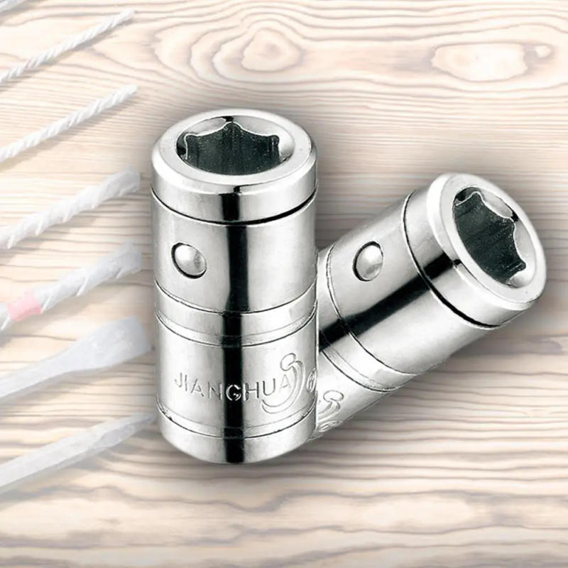 Description Picture 6 of item1/4" Ratchet Socket Adapter 6.3mm Square Drive To 1/4" Hex Shank Socket Bits Converter Quick Release Screwdriver Holder Adapter