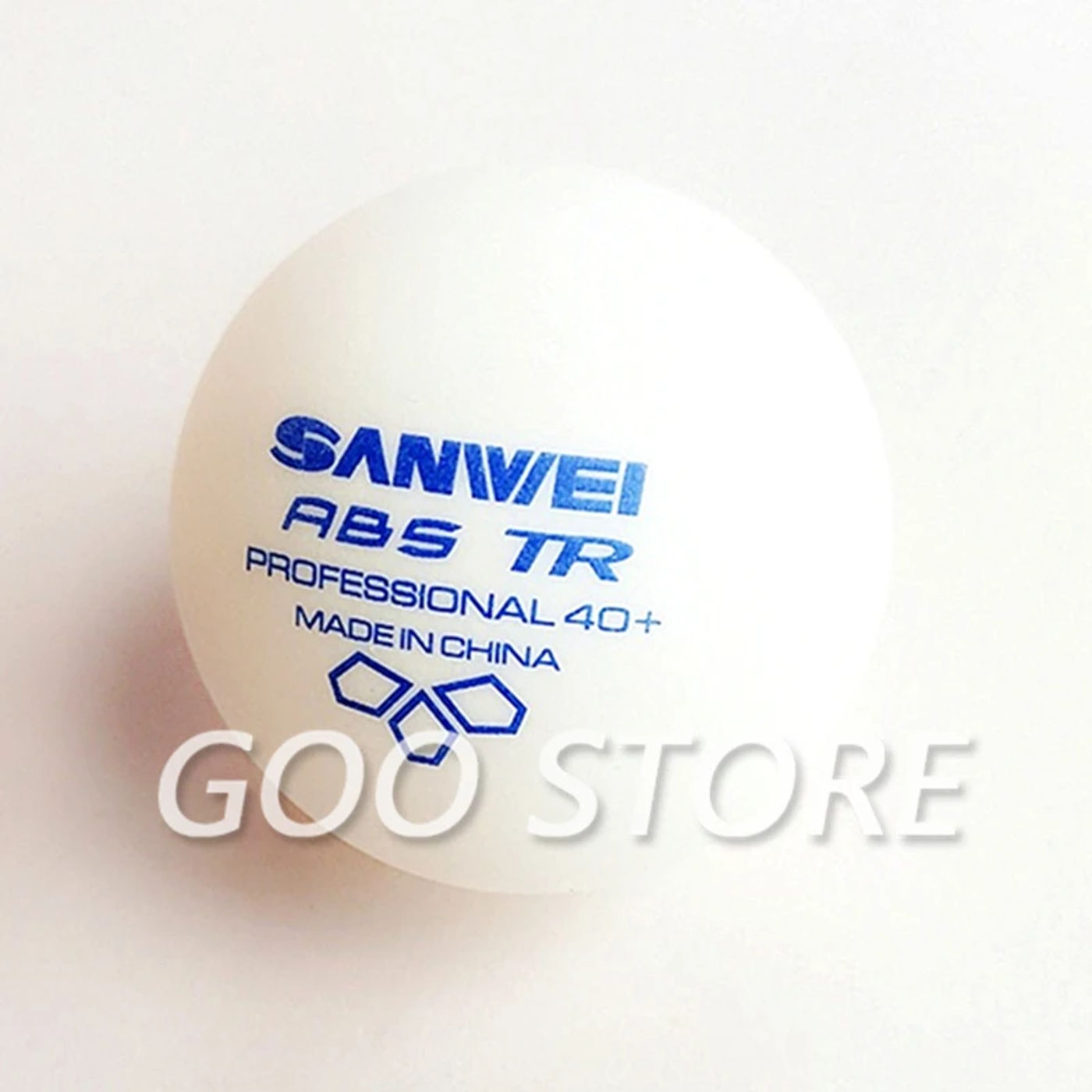 Description Picture 3 of itemSANWEI New 3-STAR TR ABS Material Plastic 40+ training SANWEI Table Tennis Ball Poly Ping Pong Ball
