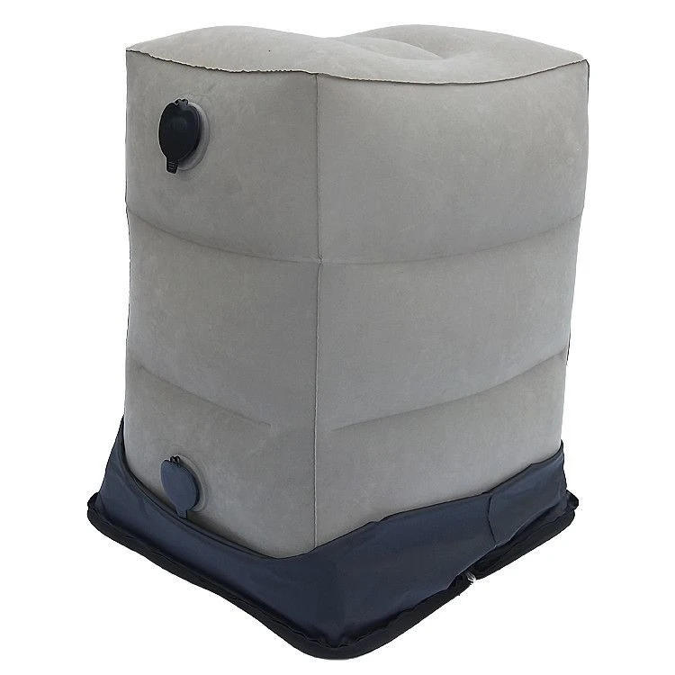 Description Picture 3 of itemProfessional Updated Inflatable Travel Foot Rest Pillow Adjustable Three Height Footrest Cushion With Storage Bag Dust 3 Full